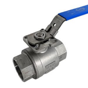 FVS-V2MH Series 2-Piece Stainless Steel Ball Valves w/ISO Pad & Handle