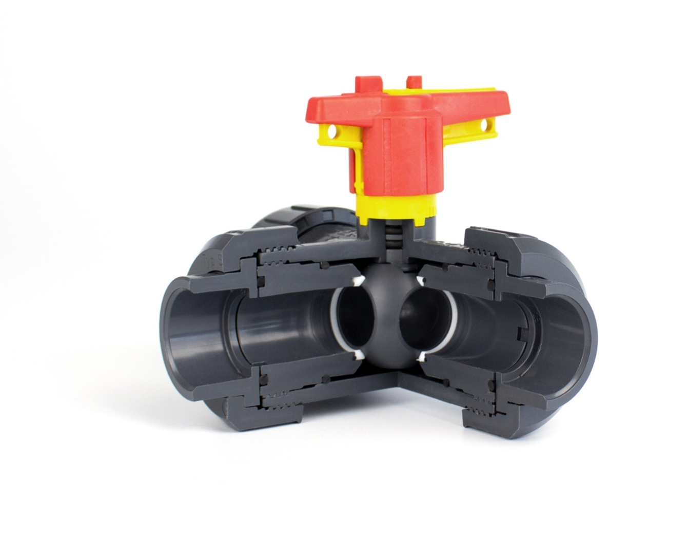 Praher S4 Series 3-Way Ball Valves - cutout