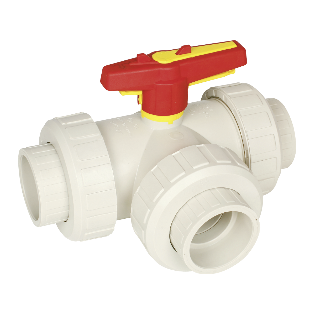 Praher S4 Series 3-Way Ball Valves made of PP