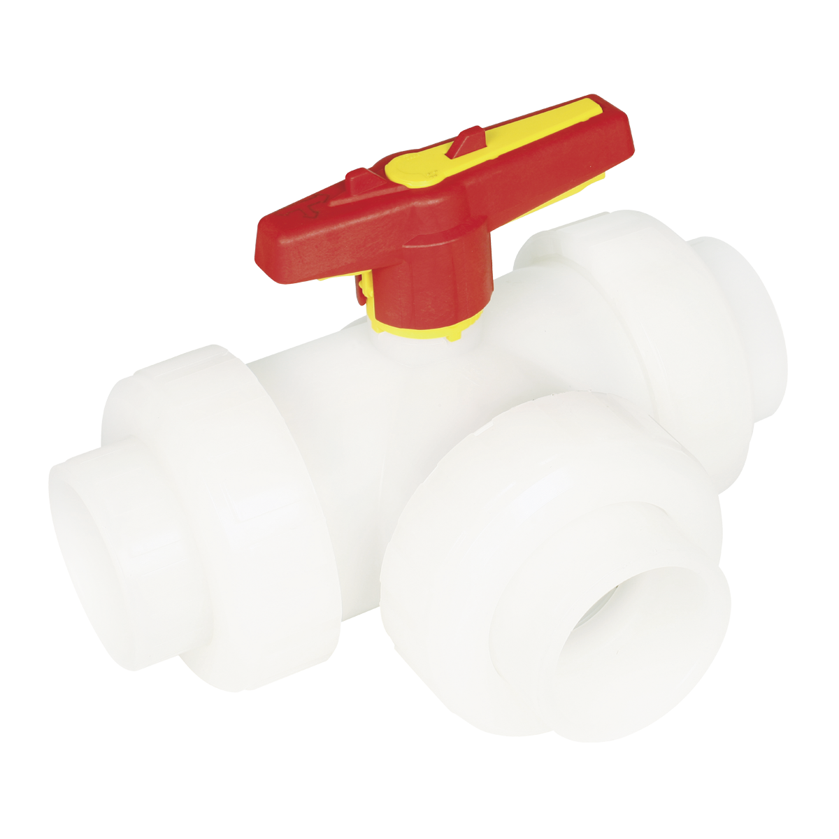 Praher S4 Series 3-Way Ball Valves made of PVDF